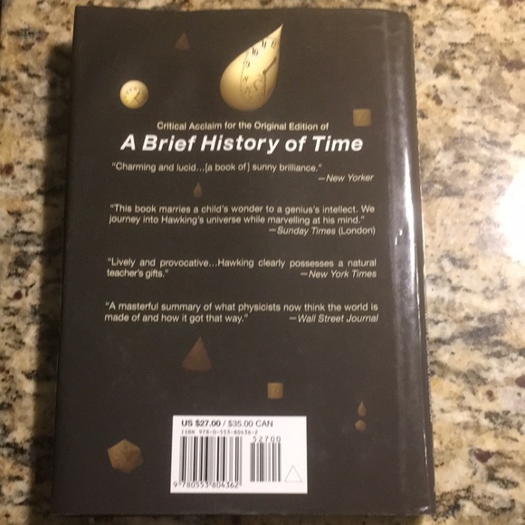 A Briefer History Of Time By Stephen Hawking w/ Leonard Mlodinow Hardcover Book - Picture 4 of 10